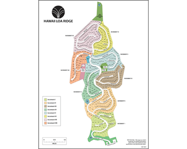 Hawaii Loa Ridge Map